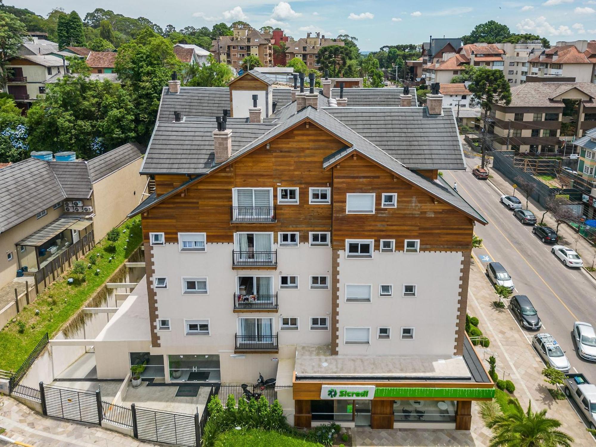 Apartamento Essence 2 Suites By Achei Gramado Ngoại thất bức ảnh
