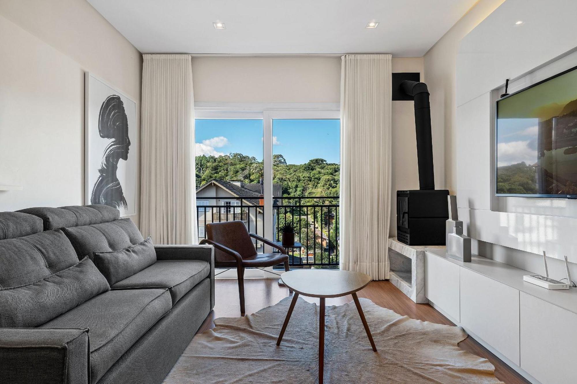 Apartamento Essence 2 Suites By Achei Gramado Ngoại thất bức ảnh